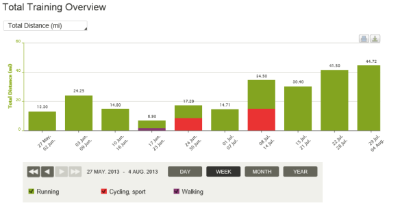 distance stats 4th aug 2013